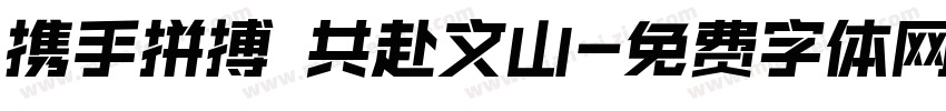 携手拼搏 共赴文山字体转换
